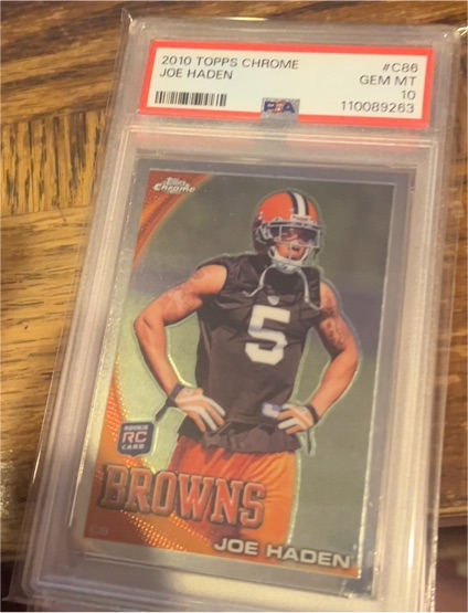 2010 Topps Chrome #C86 Joe Haden — front