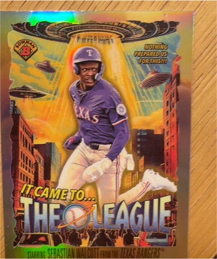 2025 Bowman Chrome It Came To The League #IT-1 Sebastian Walcott — front