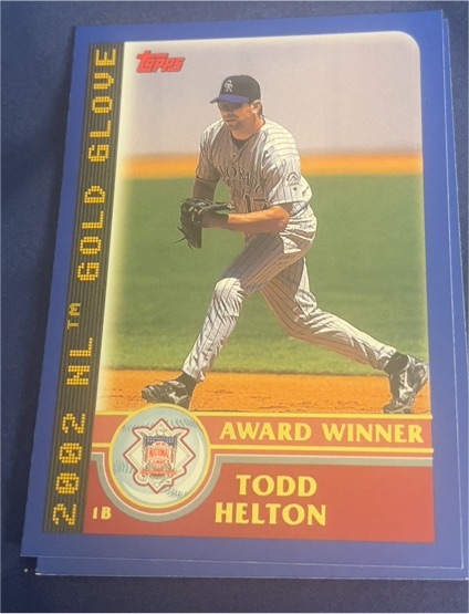 2003 Topps #696 Todd Helton — front