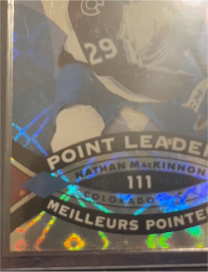 2021 Upper Deck Nathan MacKinnon #111 — front