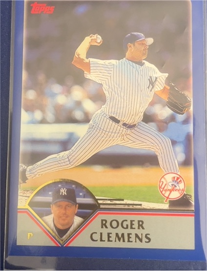 2003 Topps #61 Roger Clemens — front