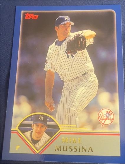 2003 Topps #190 Mike Mussina — front