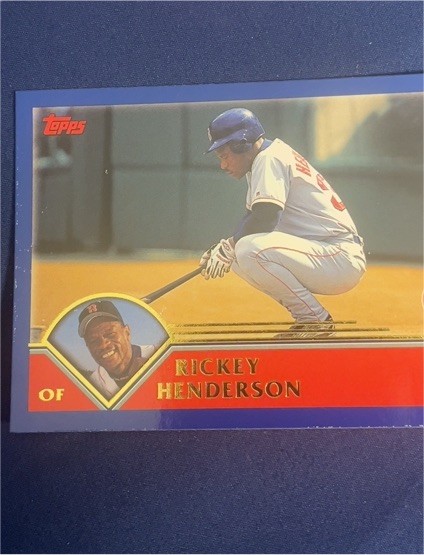 2003 Topps #72 Rickey Henderson — front