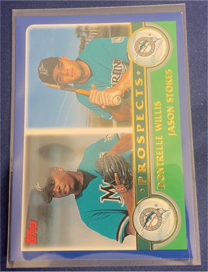 2003 Topps #677 Dontrelle Willis / Jason Stokes PROS — front
