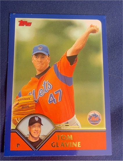 2003 Topps #577 Tom Glavine — front