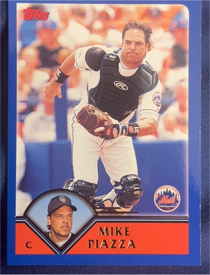 2003 Topps #500 Mike Piazza — front