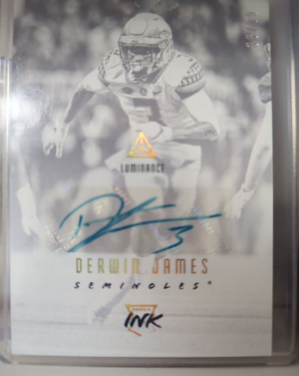 2018 Panini Luminance Rookie Ink #RI-DJA Derwin James — front