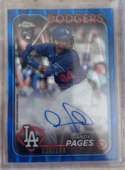 2024 Topps Chrome Update #RA-AP Andy Pages — front