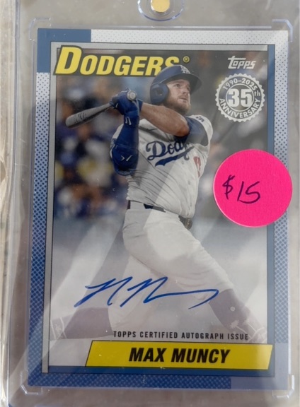 2025 Topps Series 1 1990 Topps Max Muncy #90A-MM — front