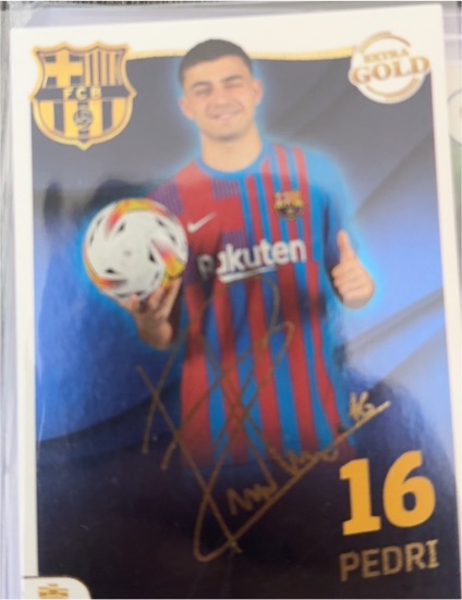 2021 Topps Match Attax Extra #16 Pedri — front