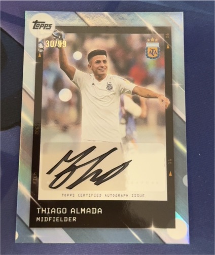2022 Topps #30 Thiago Almada — front