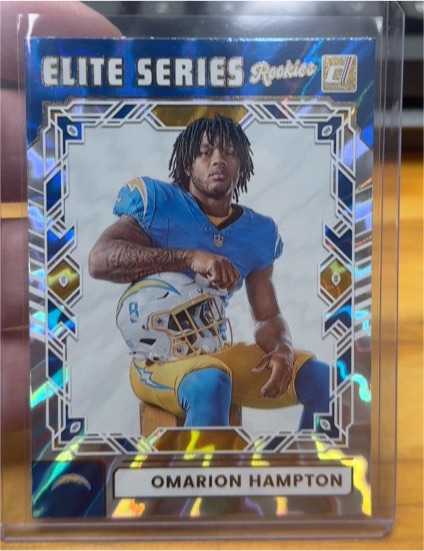 2025 Donruss Elite Series Rookies #ESR-OHN Omarion Hampton — front