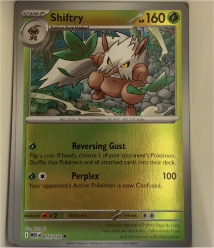 2025 Pokémon ME01: Mega Evolution #015 Shiftry — front
