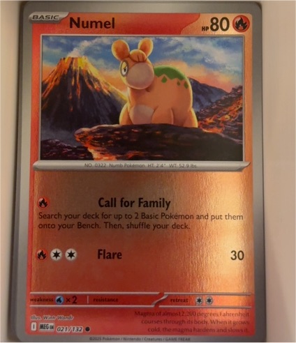 2025 Pokémon Mega Evolution #021 Numel — front