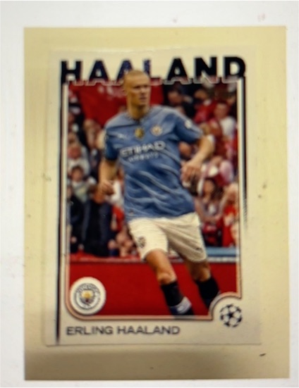 2024-25 Topps UEFA Club Competitions #9 Erling Haaland — front