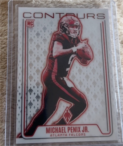 2024 Panini Phoenix #CON-MPJ Michael Penix Jr. Contours — front