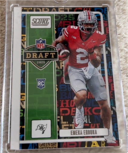 2025 Panini Score NFL Draft #13 Emeka Egbuka — front