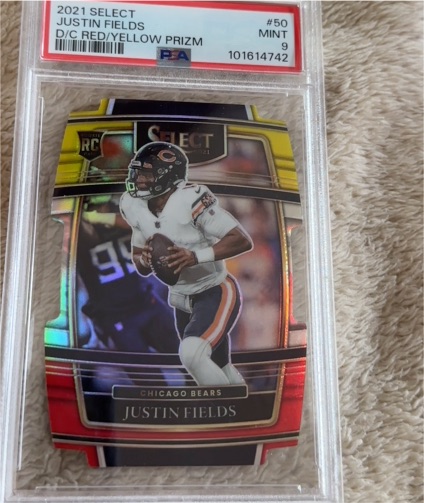2021 Panini Select #50 Justin Fields — front
