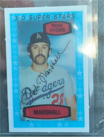 1975 Kellogg's 3-D Super Stars #36 Mike Marshall — front
