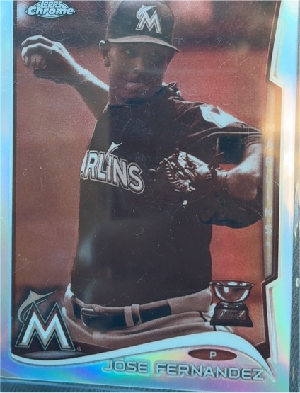 2014 Topps Chrome #40 Jose Fernandez — front