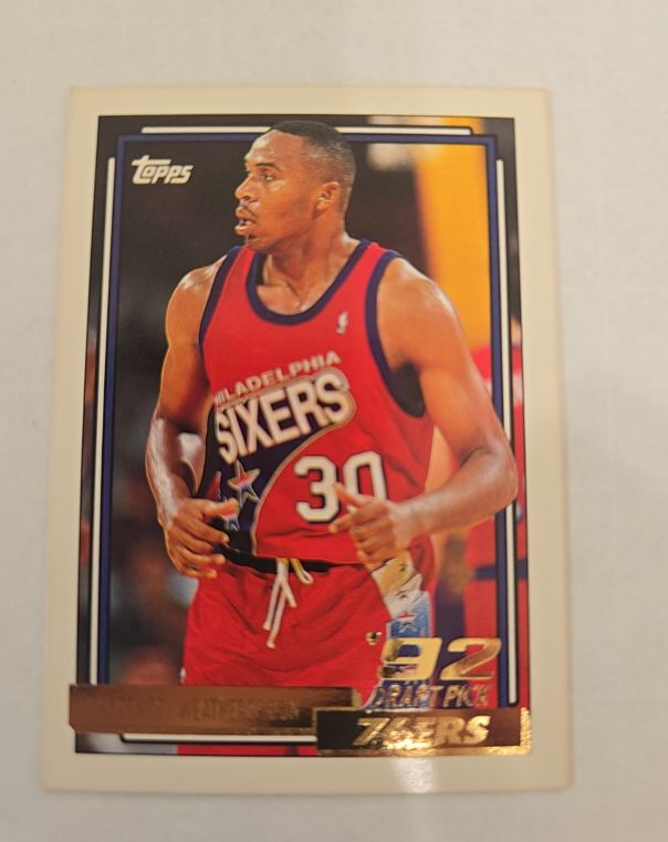 1992-93 Topps #294 Clarence Weatherspoon — front