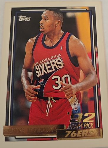 1992-93 Topps #294 Clarence Weatherspoon — front