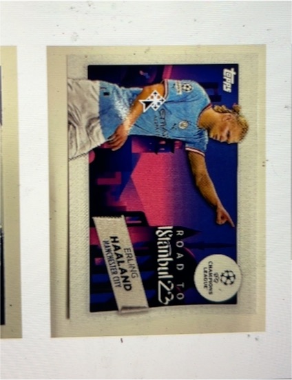 2022-23 Topps UEFA Club Competitions #RF-15 Erling Haaland — front