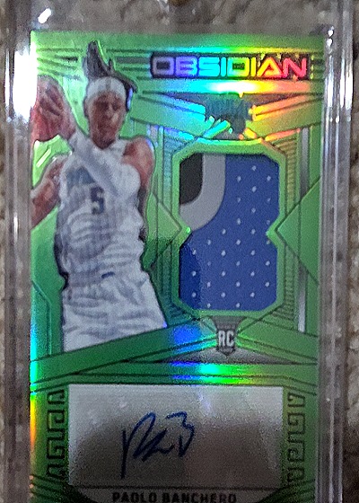 2022 Panini Obsidian #RC Paolo Banchero — front