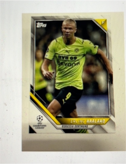 2021-22 Topps UEFA Champions League #1 Erling Haaland — front