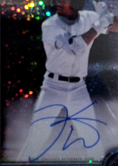 2018 Bowman Chrome Rookie Autograph — front