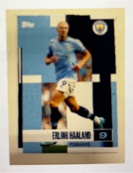 2024 Topps Manchester City #9 Erling Haaland — front