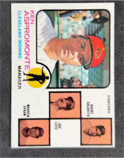 1973 Topps #449 Ken Aspromonte — front