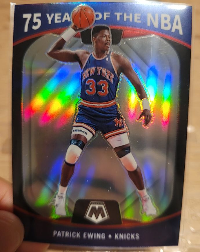 2021-22 Panini Prizm 75 Years of the NBA #33 Patrick Ewing — front