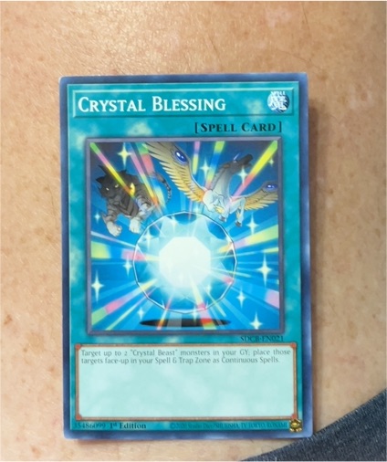 2020 Yu-Gi-Oh! SDCB-EN021 Crystal Blessing — front