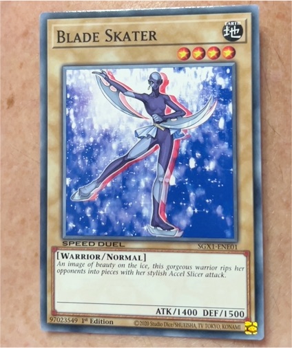 2020 Yu-Gi-Oh! Speed Duel #SGX1-ENE01 Blade Skater — front