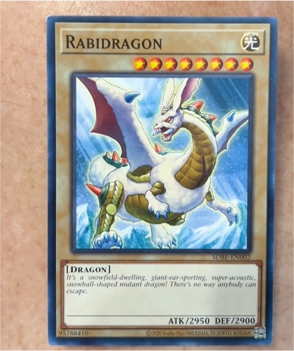 2020 Yu-Gi-Oh! SDBE-EN002 Rabidragon — front