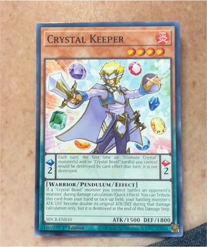 2018 Yu-Gi-Oh! SDCB-EN010 Crystal Keeper — front