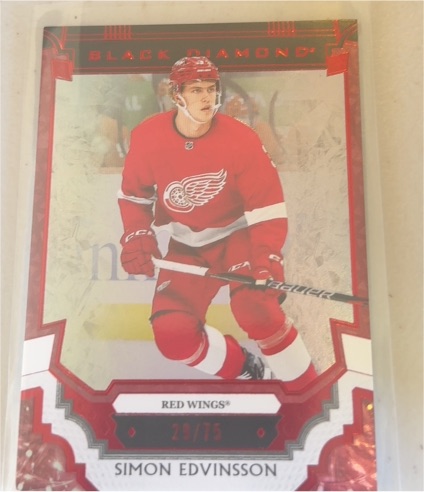 2023-24 Upper Deck Black Diamond #29 Simon Edvinsson — front