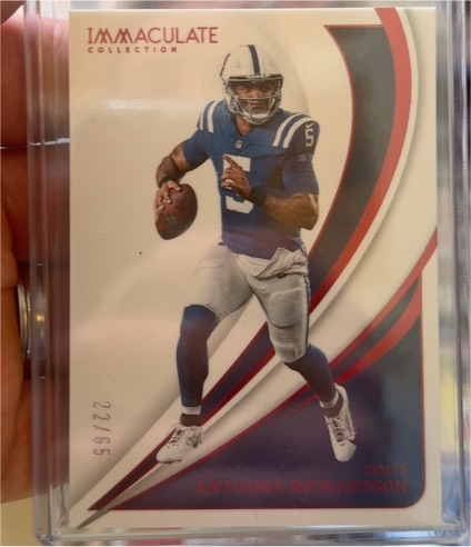2024 Panini Immaculate Collection #22 Anthony Richardson — front