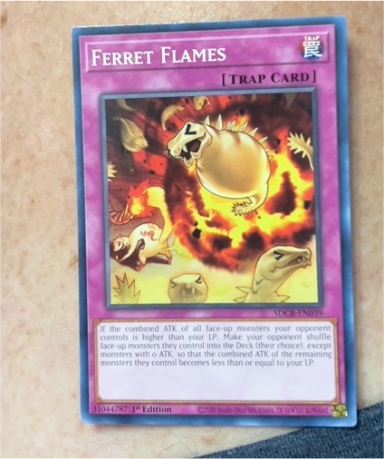 2022 Yu-Gi-Oh! Structure Deck: Legend of the Crystal Beasts #SDCB-EN039 Ferret Flames — front