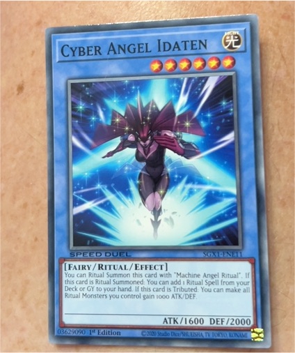 Yu-Gi-Oh! Speed Duel Cyber Angel Idaten SGX1-ENE11 — front