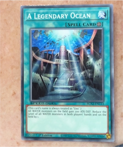 2020 Yu-Gi-Oh! SGX2-ENC13 A Legendary Ocean — front