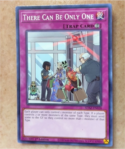 Yu-Gi-Oh! 2020 SDAZ-EN038 There Can Be Only One — front
