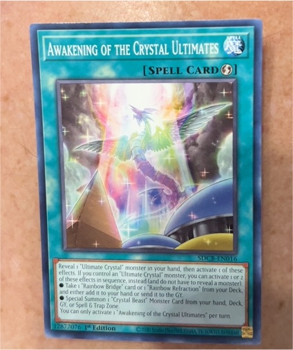 2022 Yu-Gi-Oh! Structure Deck: Legend of the Crystal Beasts SDCB-EN016 Awakening of the Crystal Ultimates — front
