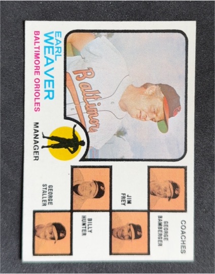 1973 Topps #136 Earl Weaver — front