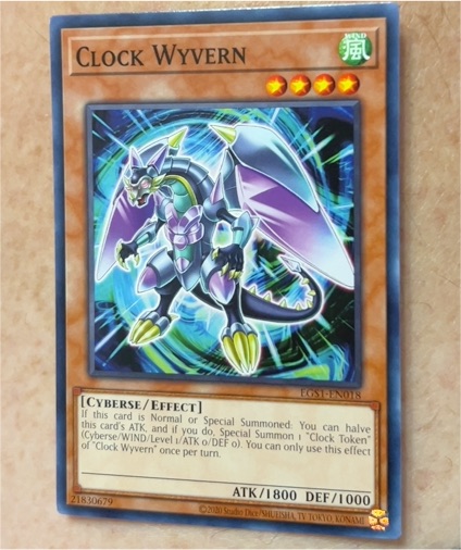 Yu-Gi-Oh! EGS1-EN018 Clock Wyvern — front