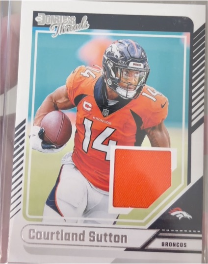 2024 Panini Donruss Threads #DTH-CSU Courtland Sutton — front