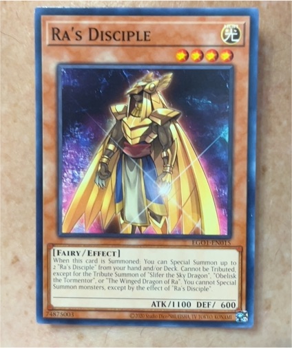 2020 Yu-Gi-Oh! EGO1-EN015 Ra's Disciple — front