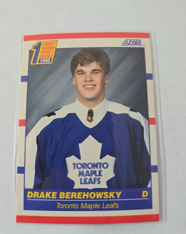 1990-91 Score #434 Drake Berehowsky — front