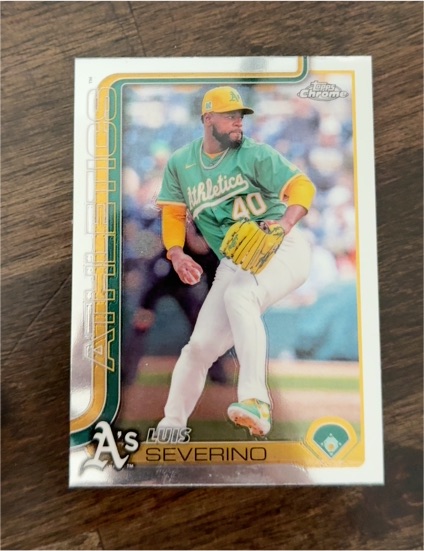 2025 Topps Chrome #241 Luis Severino — front